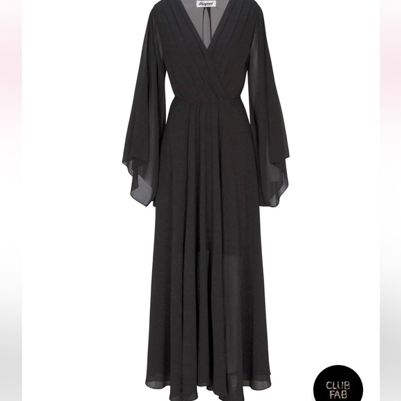 Meghan LA Dresses Meghan La Sunset Maxi Dress Black M